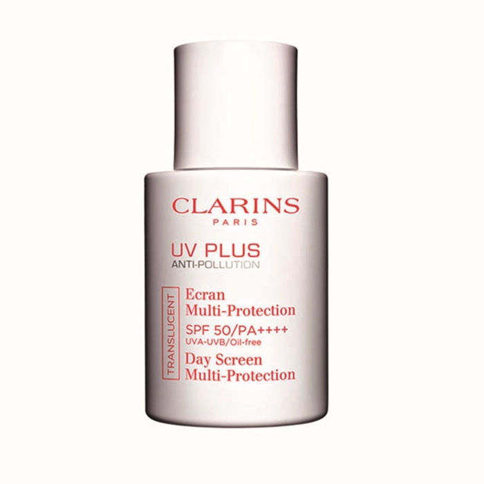 CLARINS 輕呼吸全效UV隔離露,專為亞洲女性設計,結合抗UV、抗污染與抗老化功效,全面提升肌膚的防禦能力,SPF50/PA++++,30ml,1,600元。